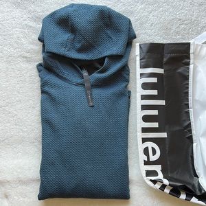 lululemon NWOT Men’s At Ease Hoodie - Iron Blue - Large